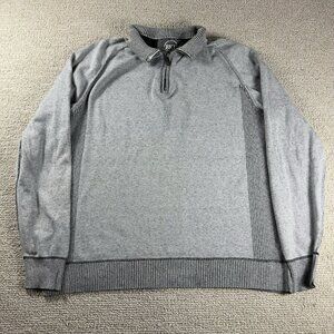 BKE Athletic Fit 1/4 Zip Sweater Gray Men’s Size XL
